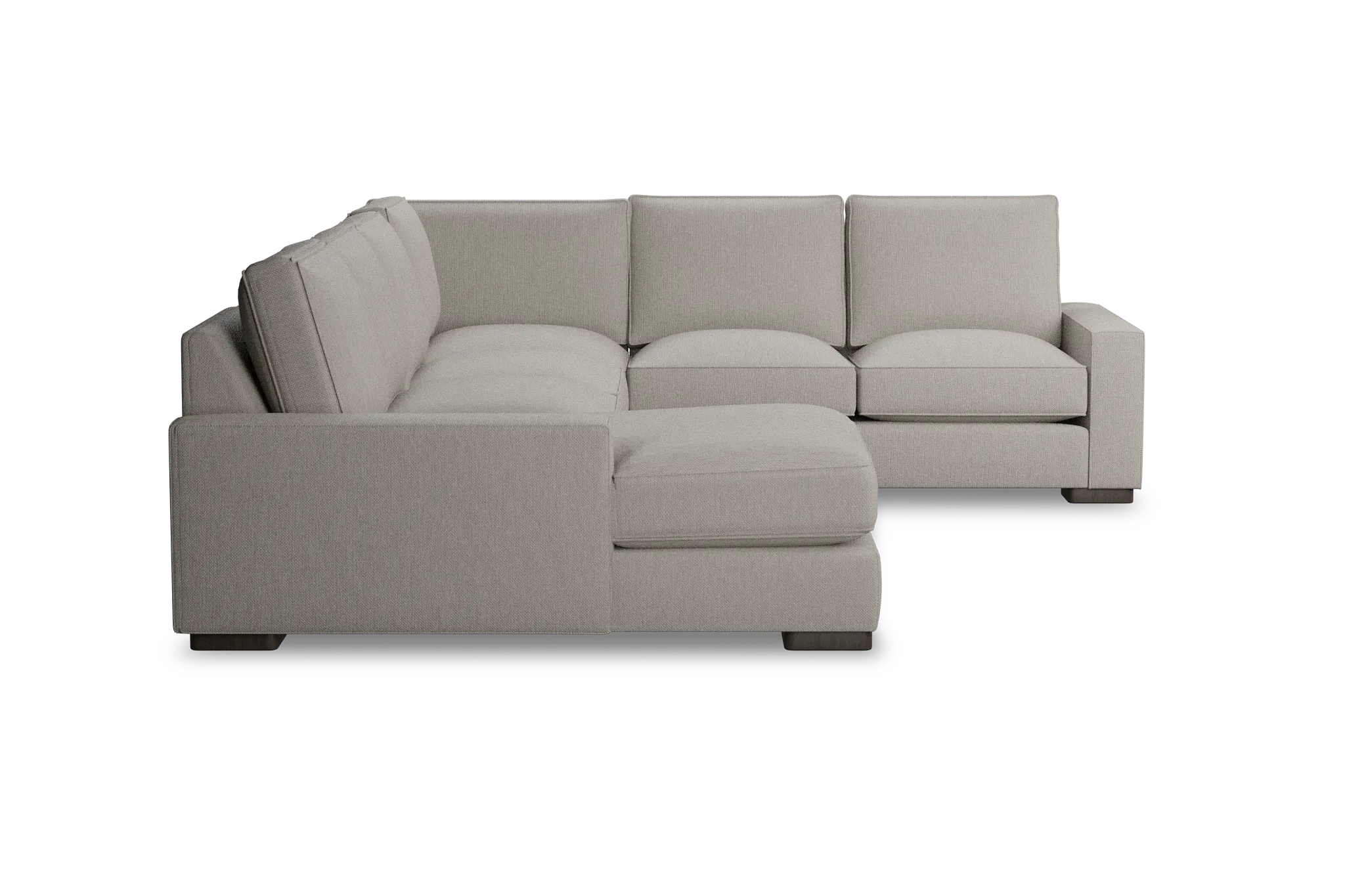 Edgewater Revenue Beige Medium Left Chaise Sectional