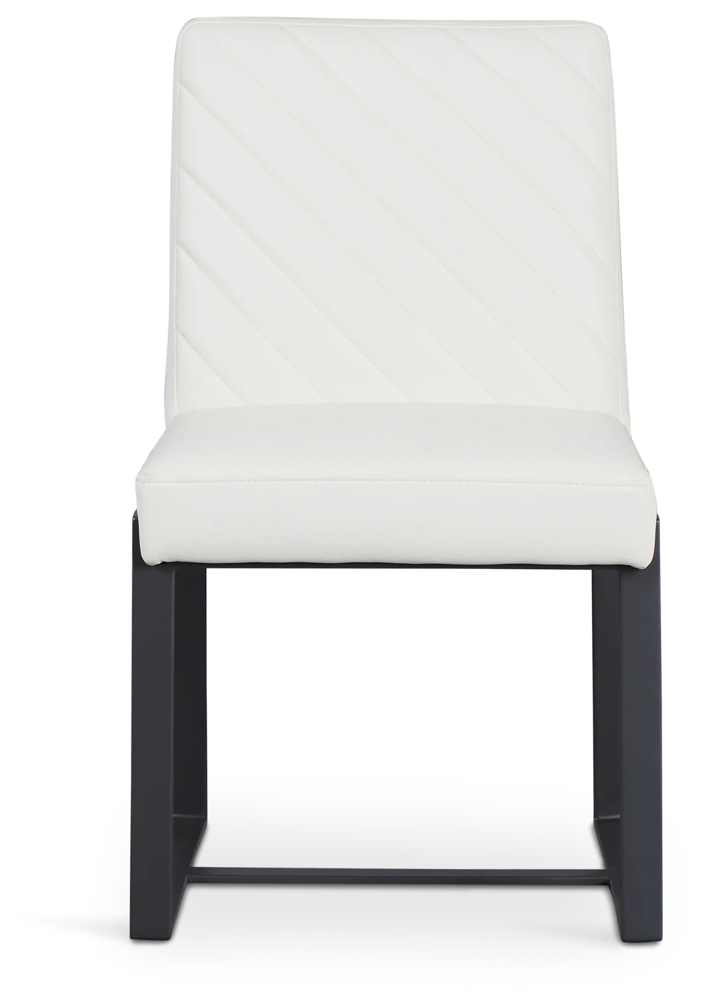 Harlem White Upholstered Side Chair