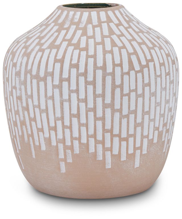 Windy Light Beige Medium Vase, Home Accents - Accessories