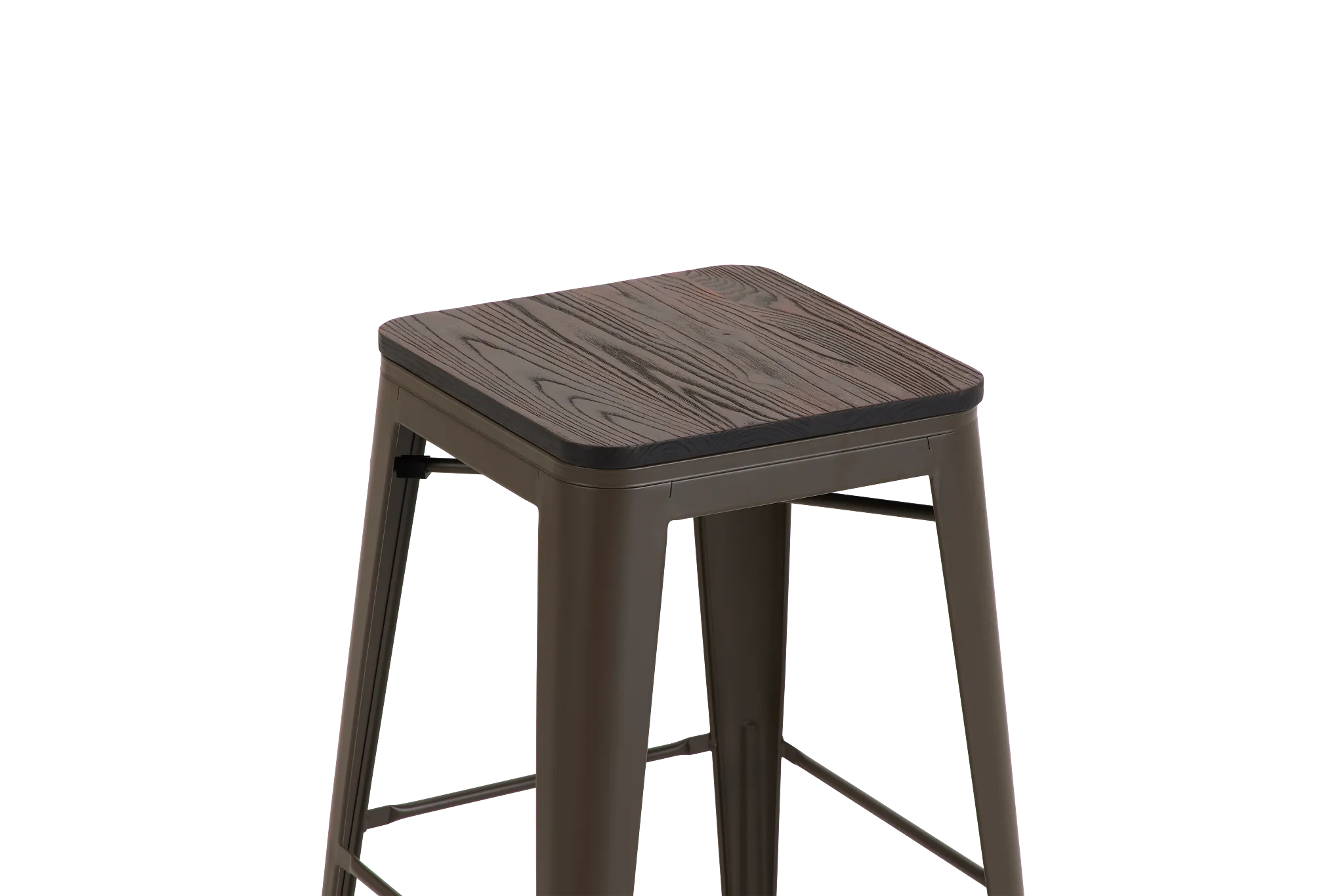 Beck Dark Tone Square 30" Barstool