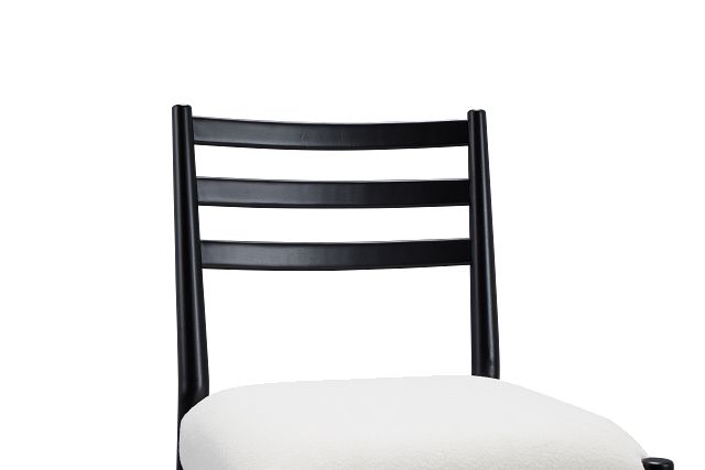 Stockton Black Upholstered Side Chair