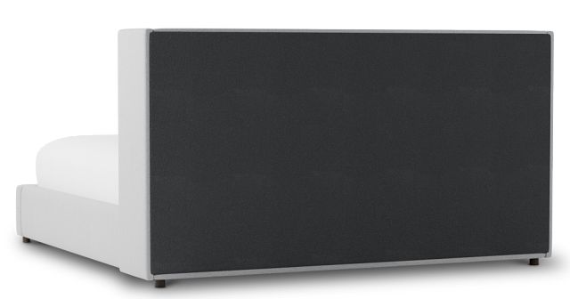 Captiva Delray Light Gray 48" Upholstered Shelter Bed