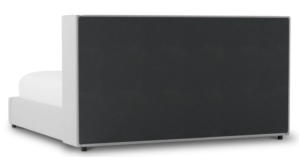 Captiva Delray Light Gray 48" Upholstered Shelter Bed