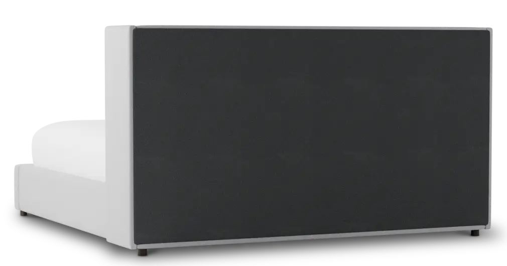 Captiva Delray Light Gray 48" Upholstered Shelter Bed Captiva Delray Light Gray 48" Upholstered Shelter Bed