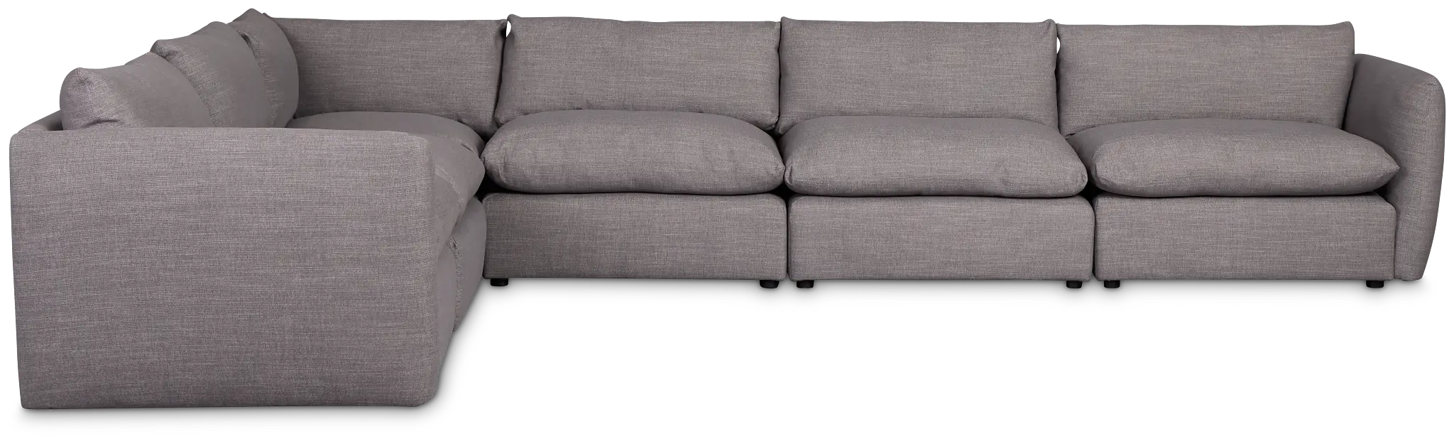 Serena Gray Fabric 6-piece Modular Sectional Serena Gray Fabric 6-piece Modular Sectional