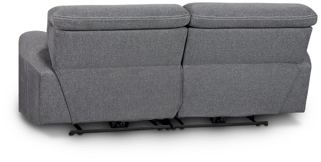 Callum Dark Gray Fabric Power Reclining Sofa