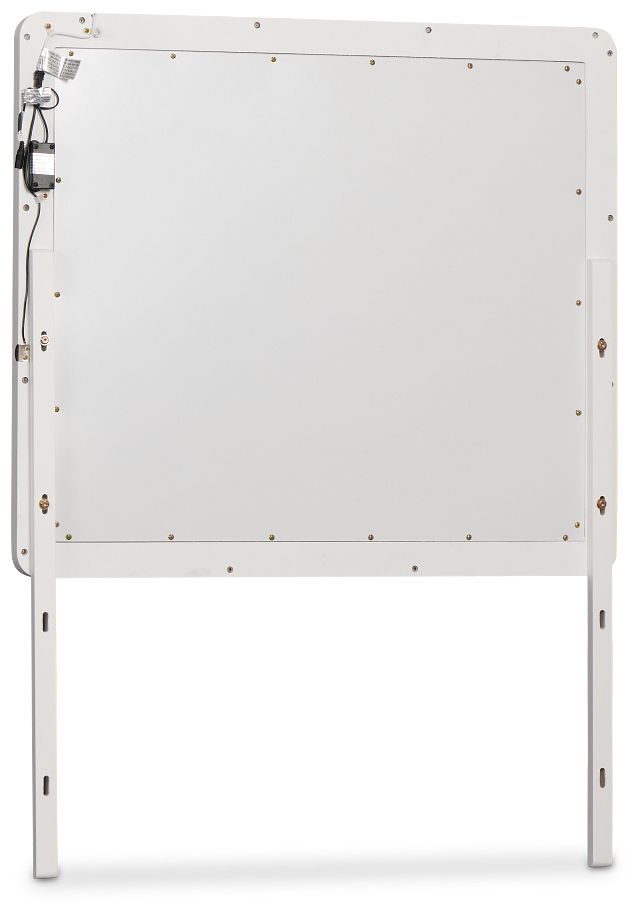 Milan White Youth Mirror
