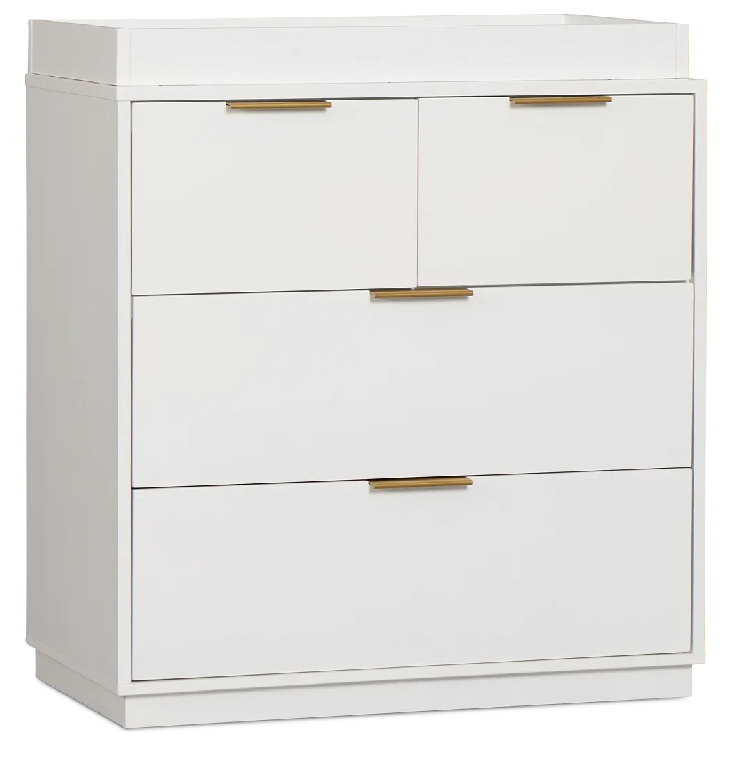 Kate White 4-drawer Dresser