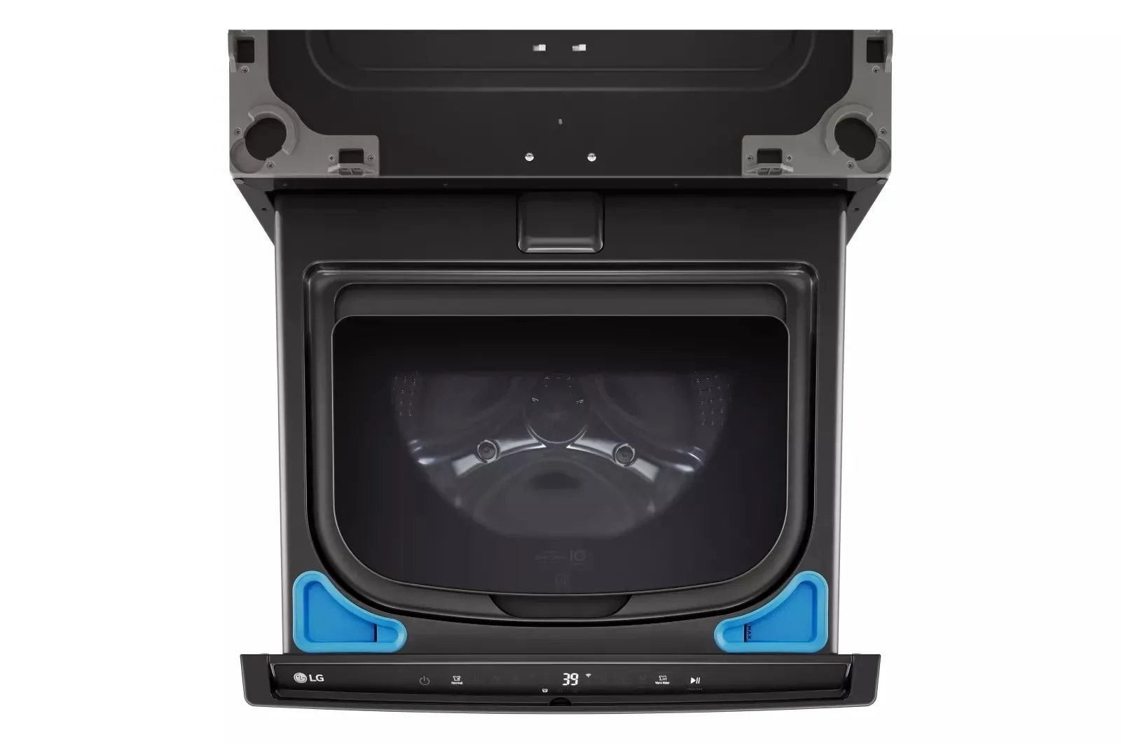 Lg 300 Series Black 27" Pedestal Washer