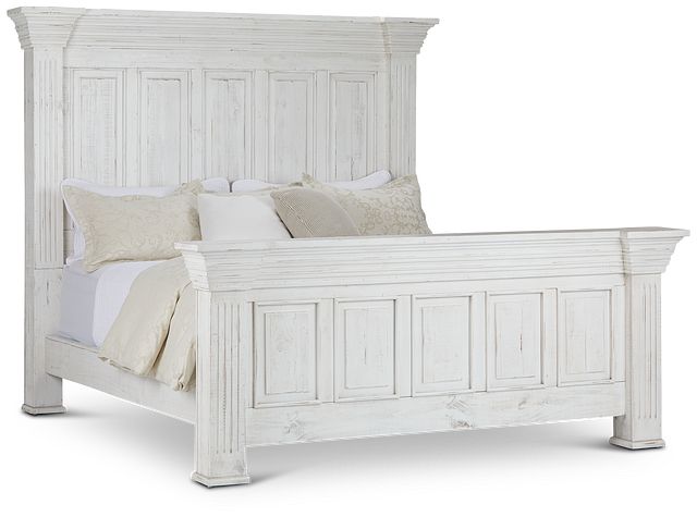 Davenport White Panel Bed