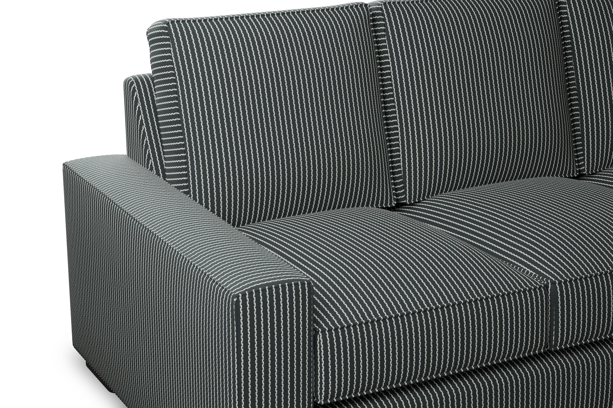 Edgewater Lucy Navy 84" Sofa W/ 3 Cushions