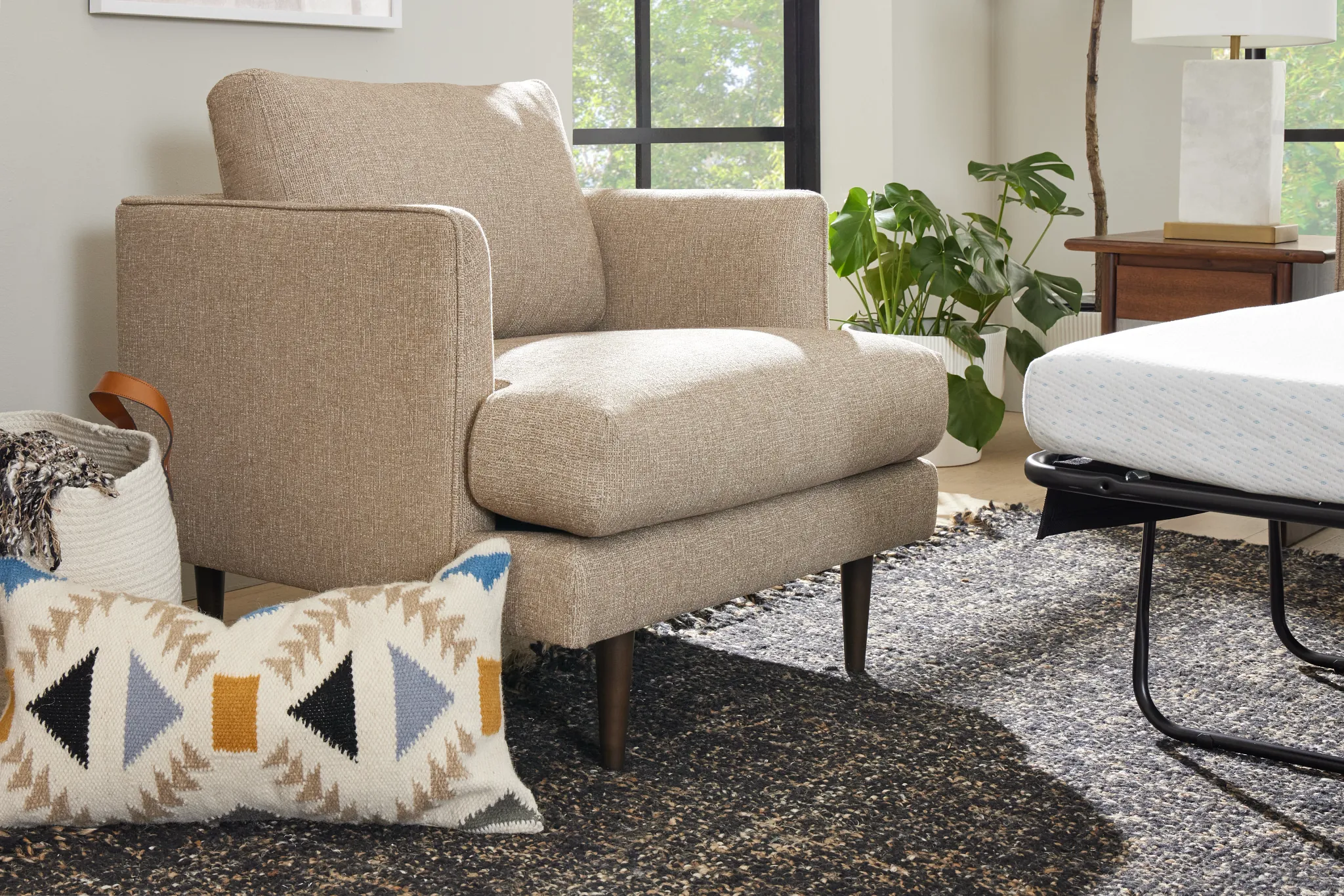 Easton Brown Fabric Chair