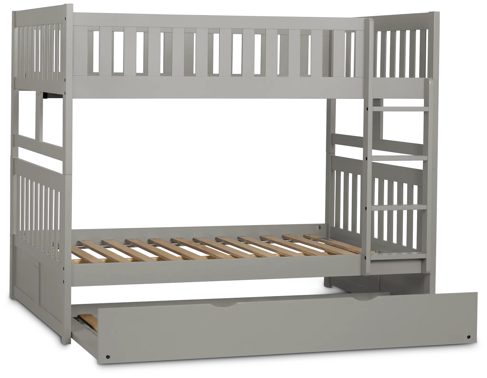 Charleston Gray Trundle Bunk Bed Charleston Gray Trundle Bunk Bed