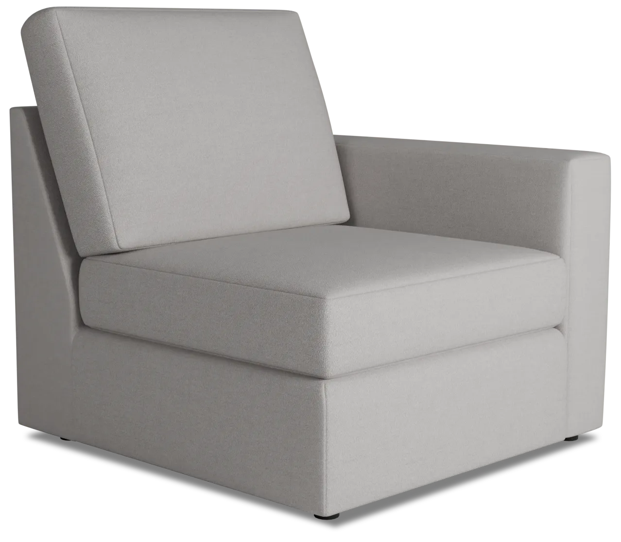 Citymod Light Gray Fabric Right Chair