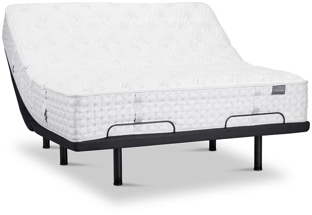 Aireloom Timeless Odyssey Streamline Luxury Firm Plus Adjustable Mattress Set