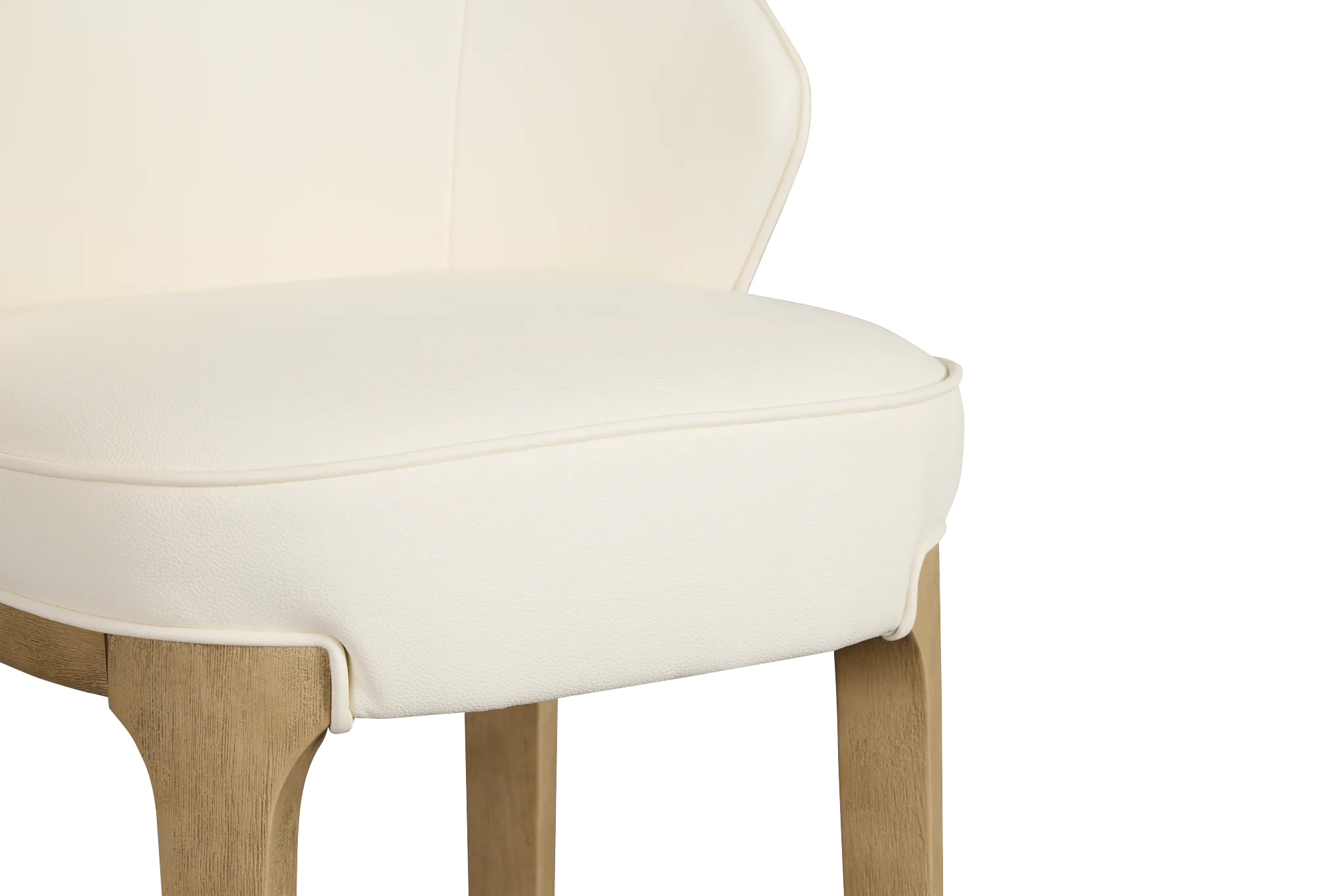 Libby Whitemicro 24" Upholstered Barstool