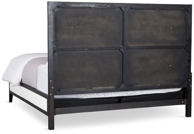 Alden Black Uph Platform Bed