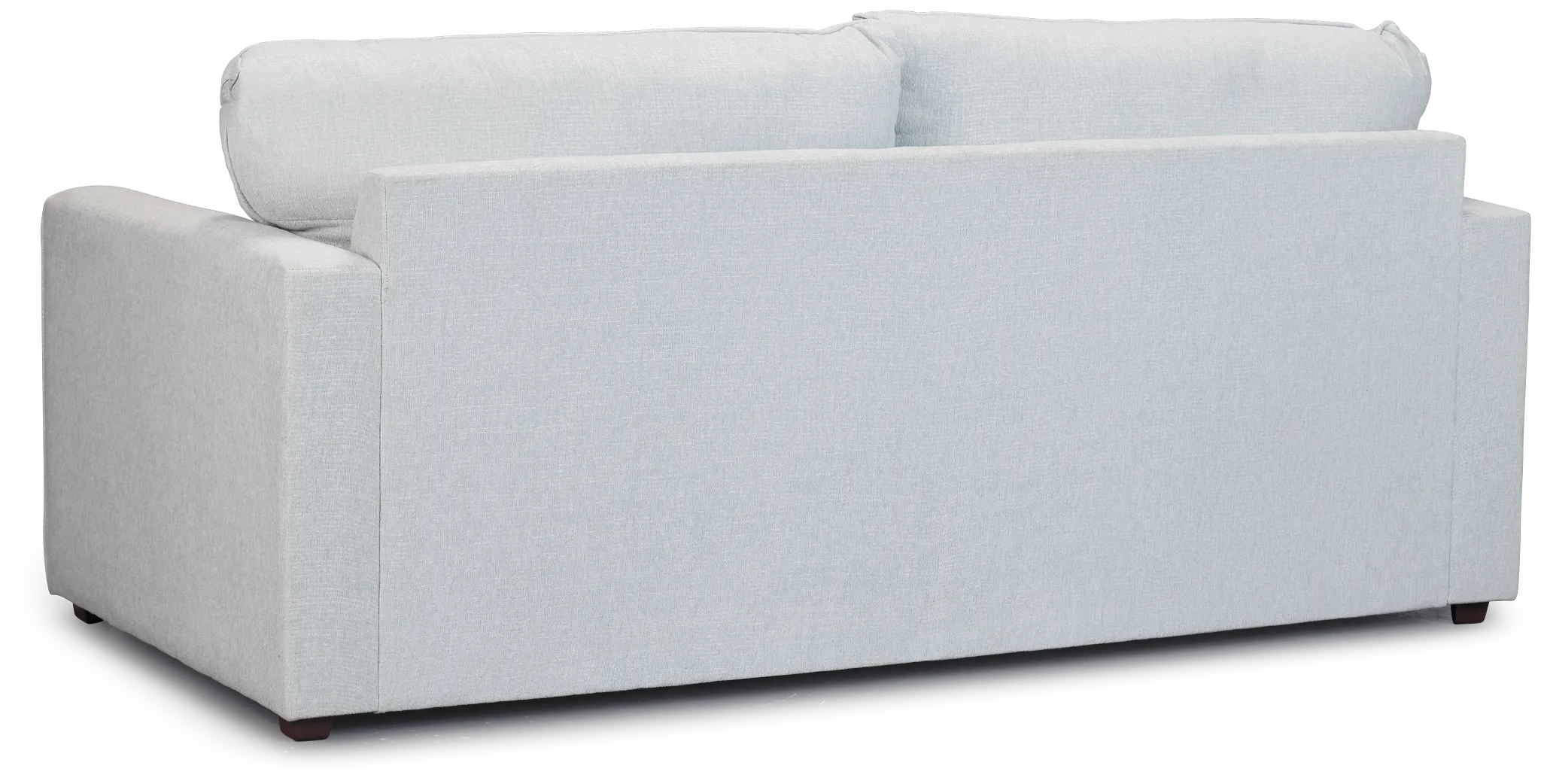 Avalon Light Blue Fabric Memory Foam Sleeper