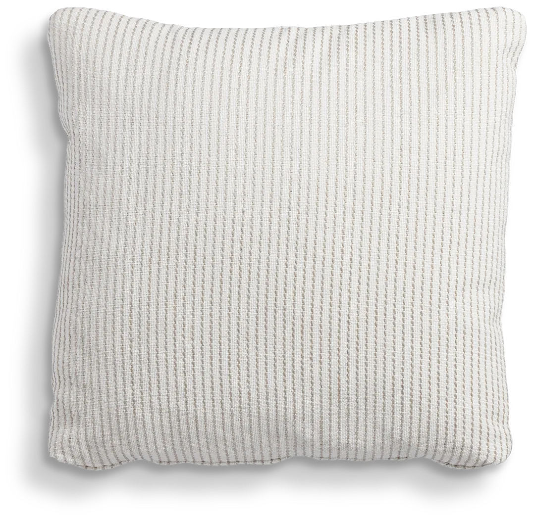 Lucy Light Beige 20" Accent Pillow