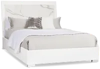 Modena White Platform Bed