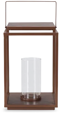 Kilia Brown Large Lantern
