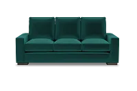 Edgewater Joya Green 84" Sofa W/ 3 Cushions
