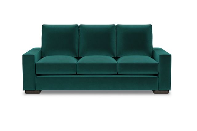 Edgewater Joya Green 84" Sofa W/ 3 Cushions