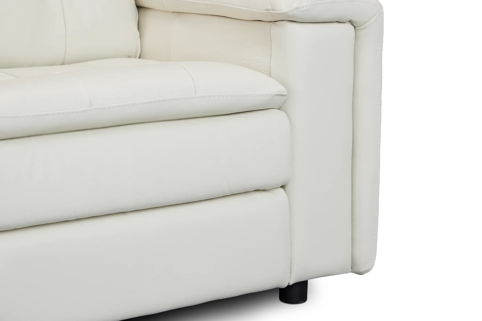 Rowan Light Beige Leather Left Chaise Sectional Rowan Light Beige Leather Left Chaise Sectional