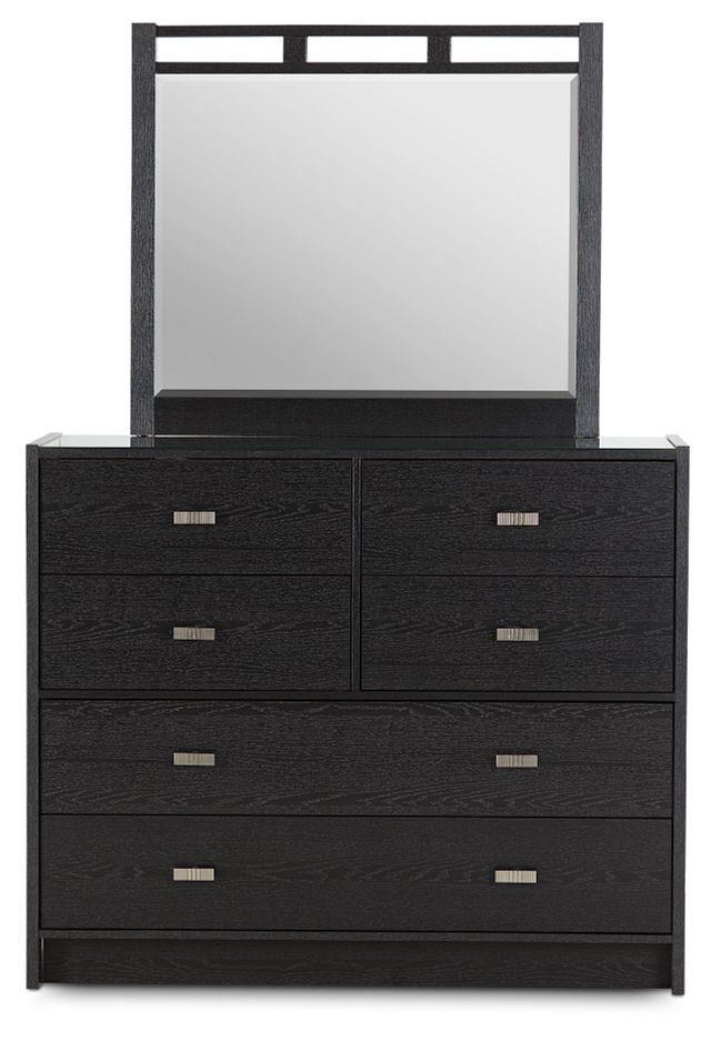 Sutton Dark Tone Dresser & Mirror