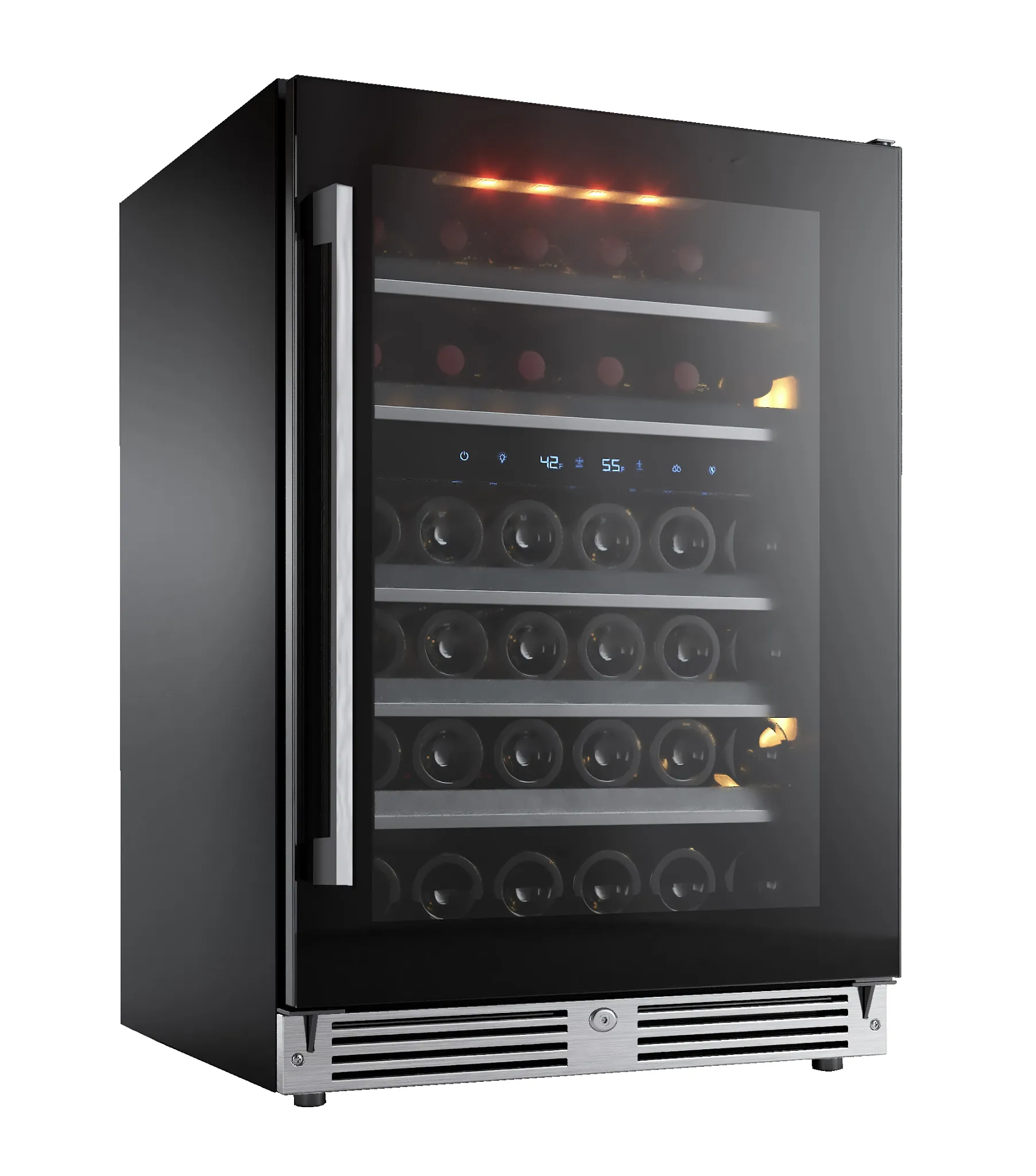 Xo Appliance 24 Series Wine Cooler Black Rt Hinge Specialty Refrigerator