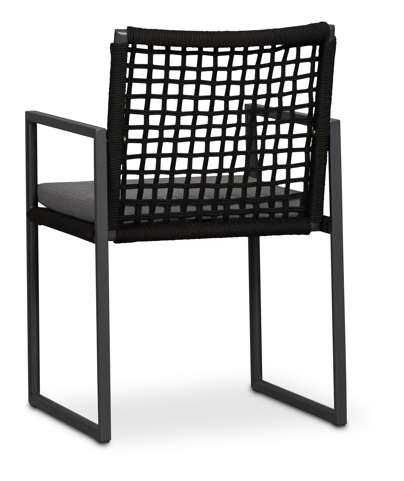 Sunrise Dark Gray Aluminum Arm Chair
