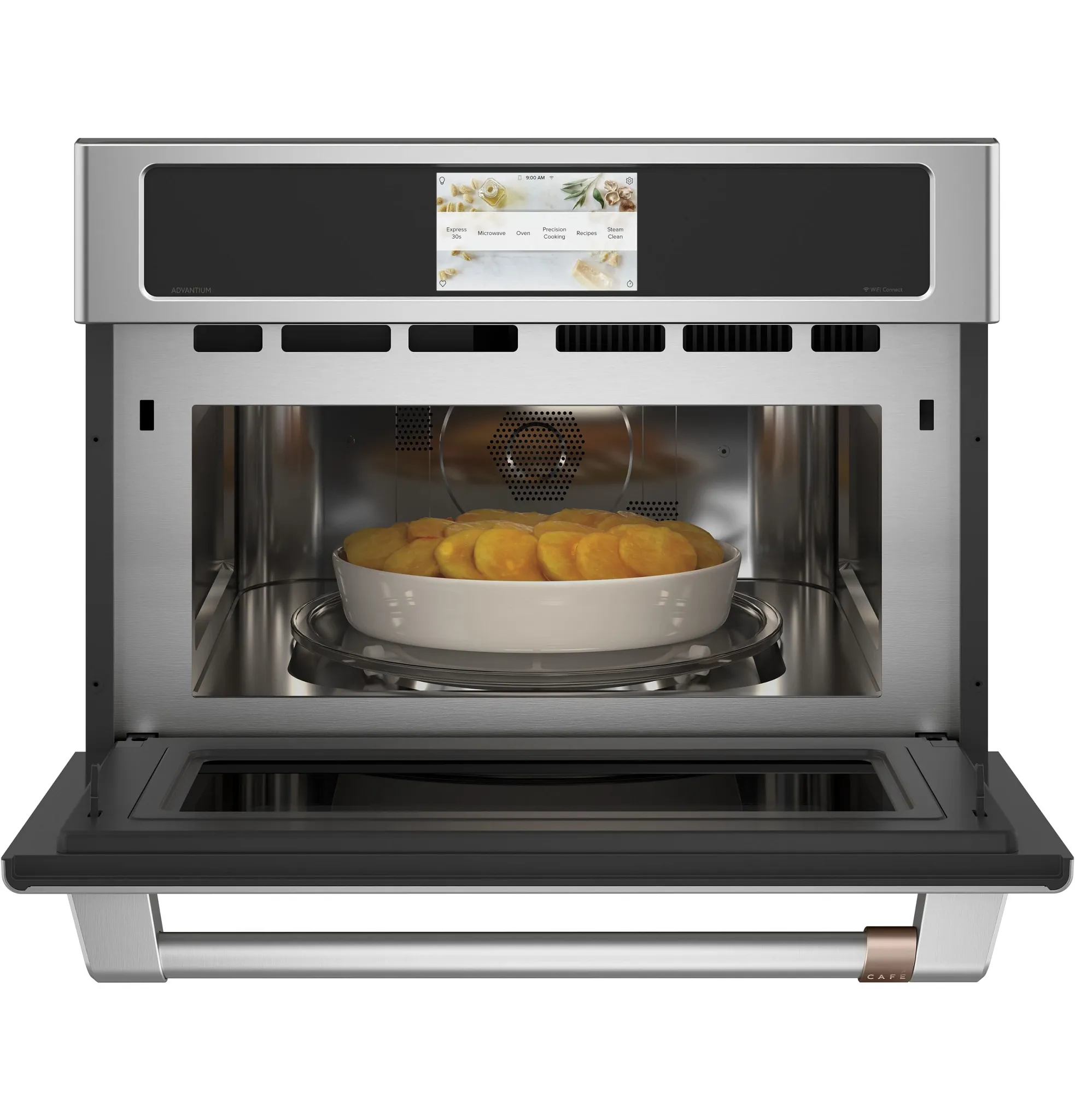 Cafe 912 Series Stainless Steel 27" Built-in Microwave