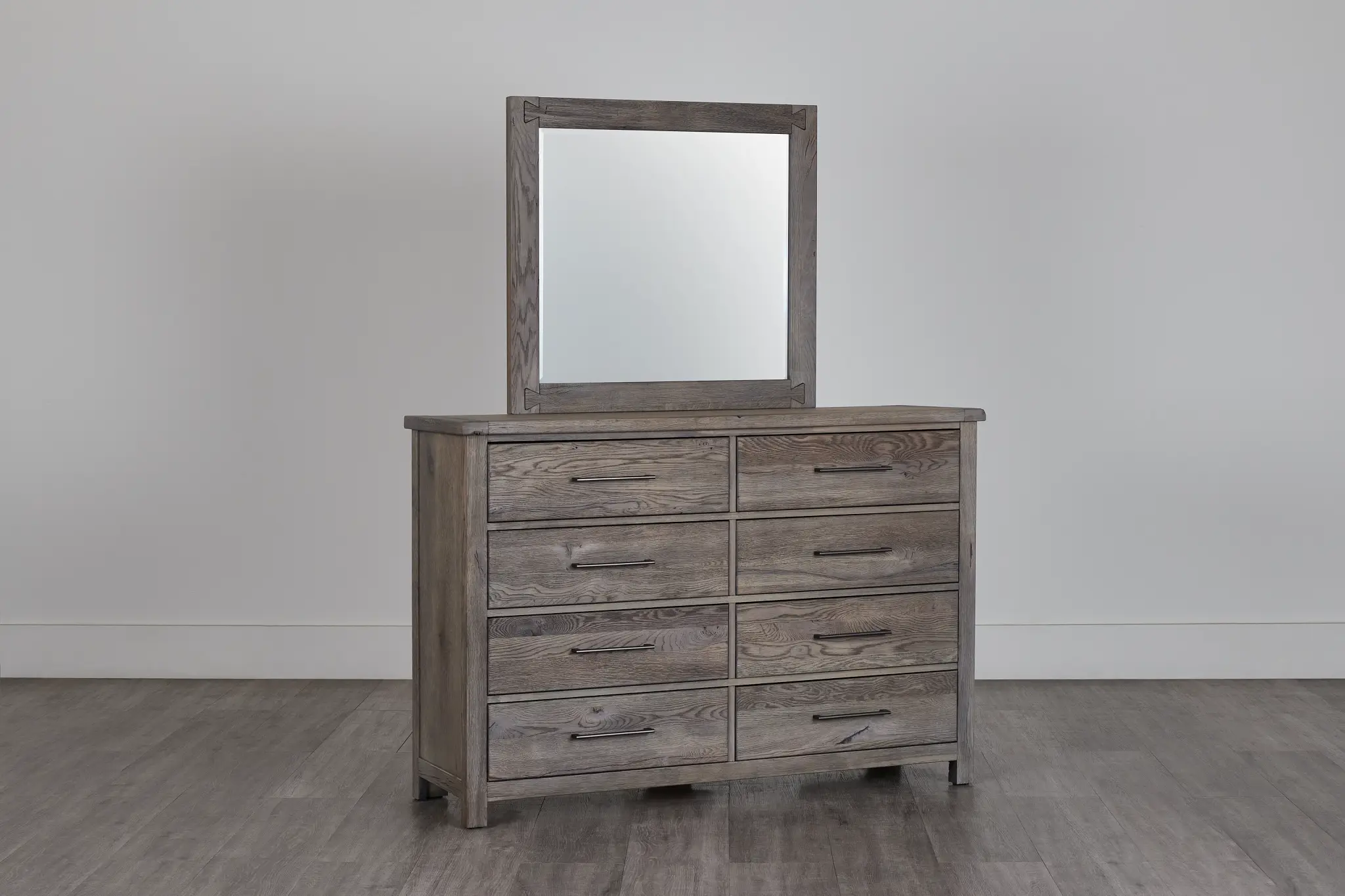 Salt Lake Gray Dresser & Mirror Salt Lake Gray Dresser & Mirror