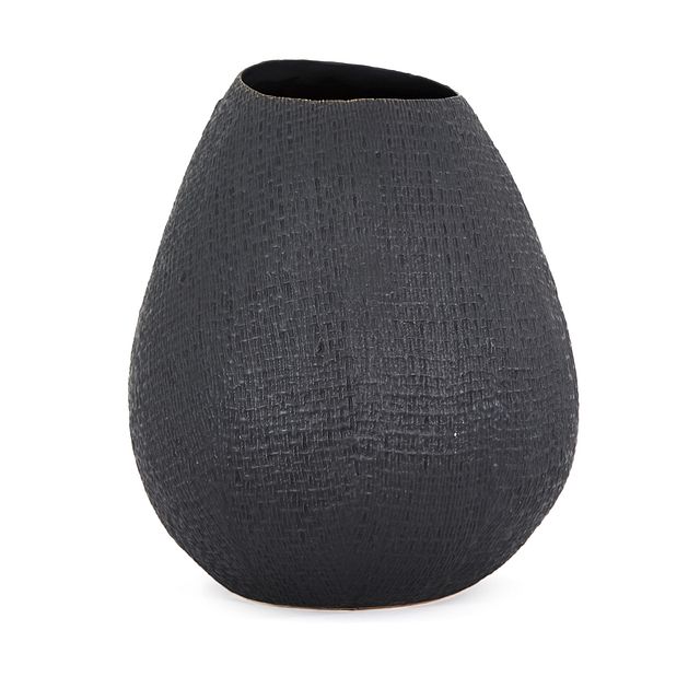 Fawn Black Vase