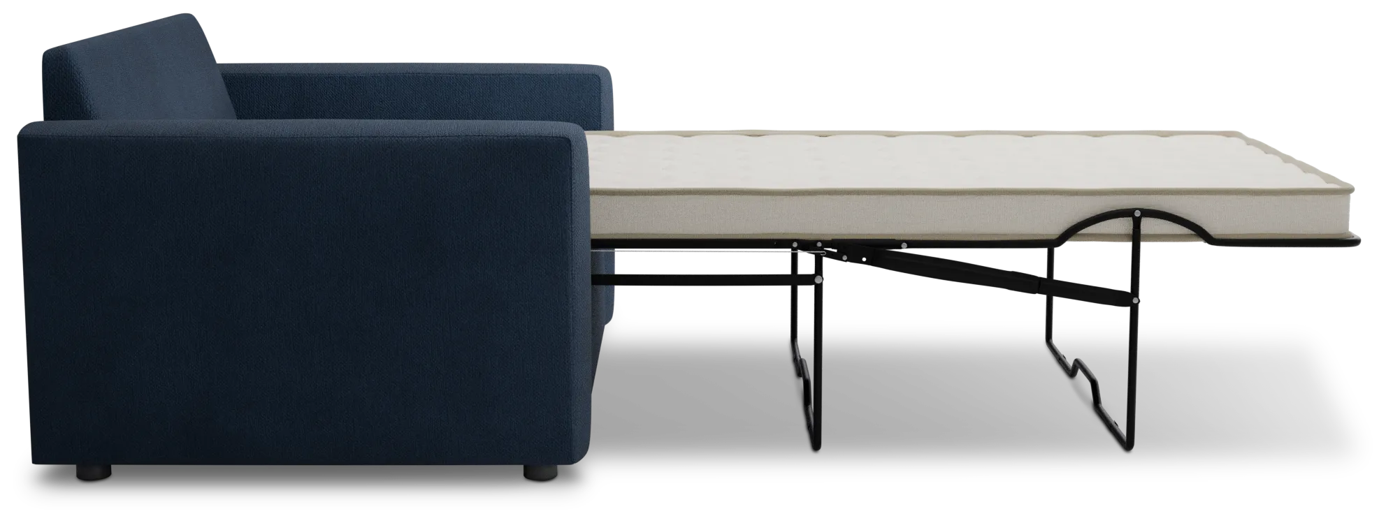 Siesta Revenue Dark Blue Fabric Innerspring Sleeper