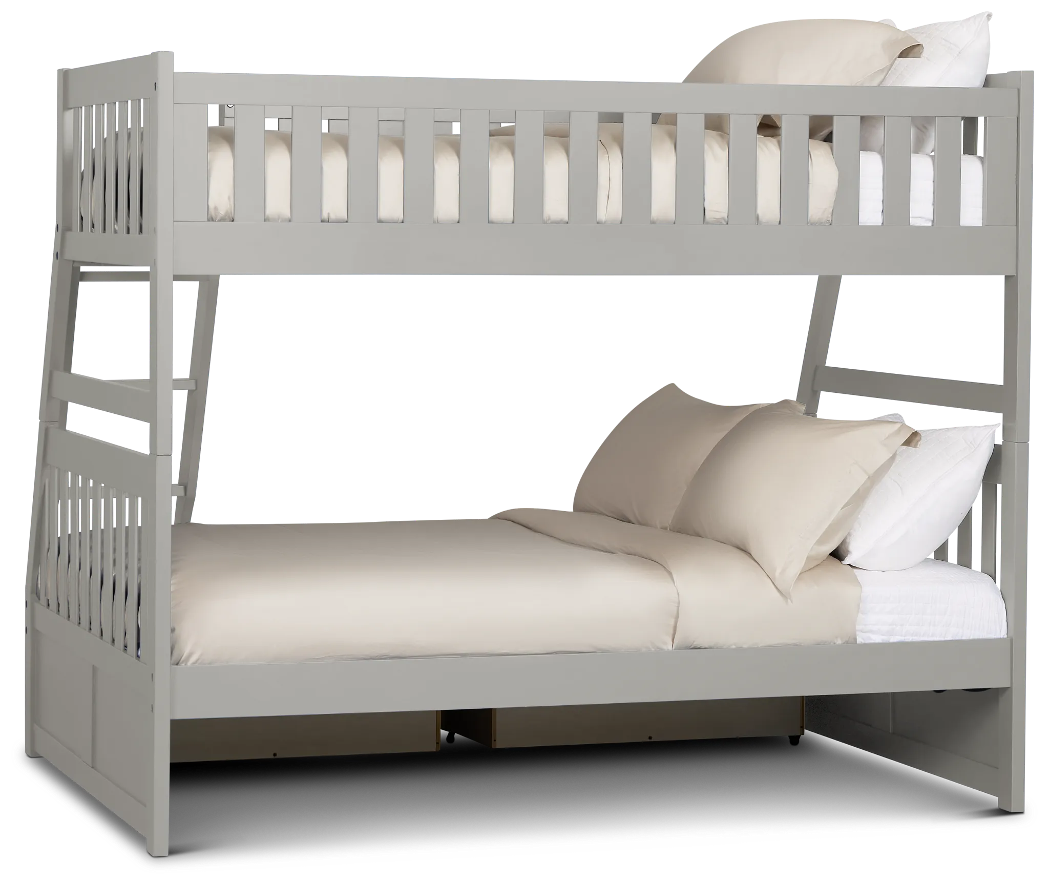 Charleston Gray Storage Bunk Bed