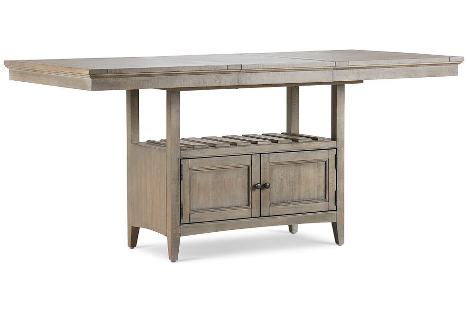 Heron Cove Light Tone High Dining Table, (2) High Dining Room Tables
