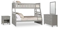 Charleston Gray Bunk Bed Bedroom