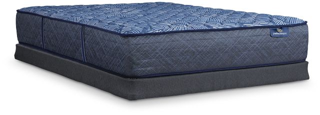 Serta Perfect Sleeper Cobalt Calm Extra Firm Low-profile Mattress Set