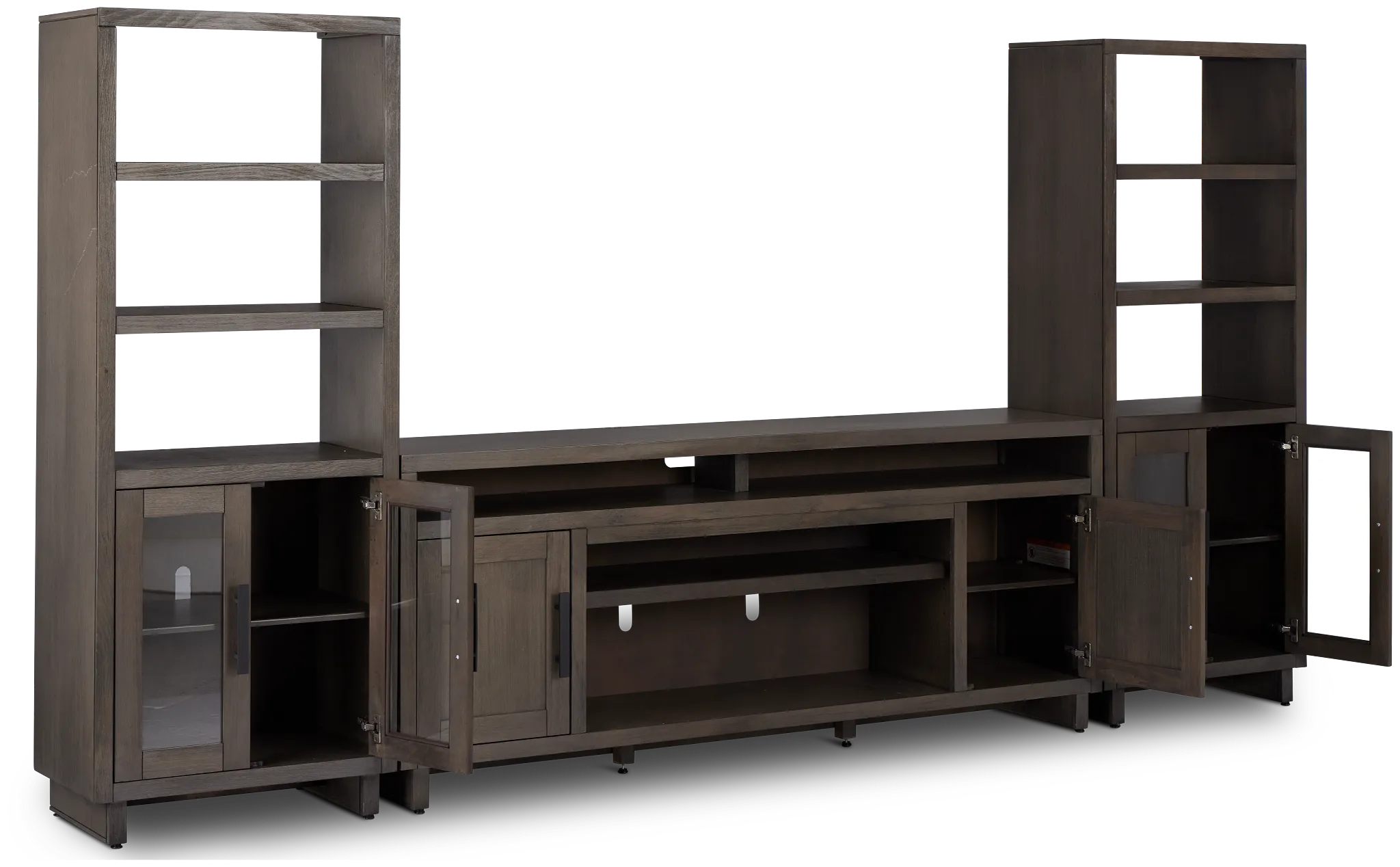 Richmond Gray 80" Door Entertainment Wall