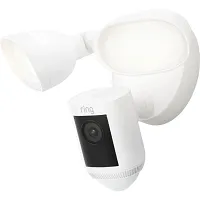 Ring Floodlight Cam Pro Wired White Outdoor Security Cameras