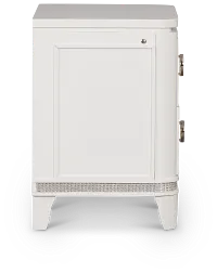 Milan White Youth Nightstand