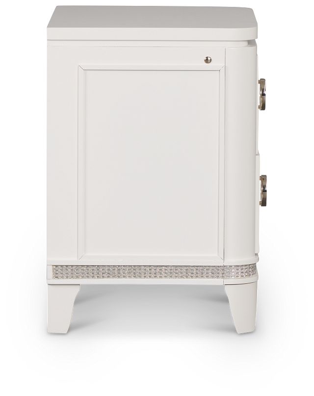 Milan White Youth Nightstand