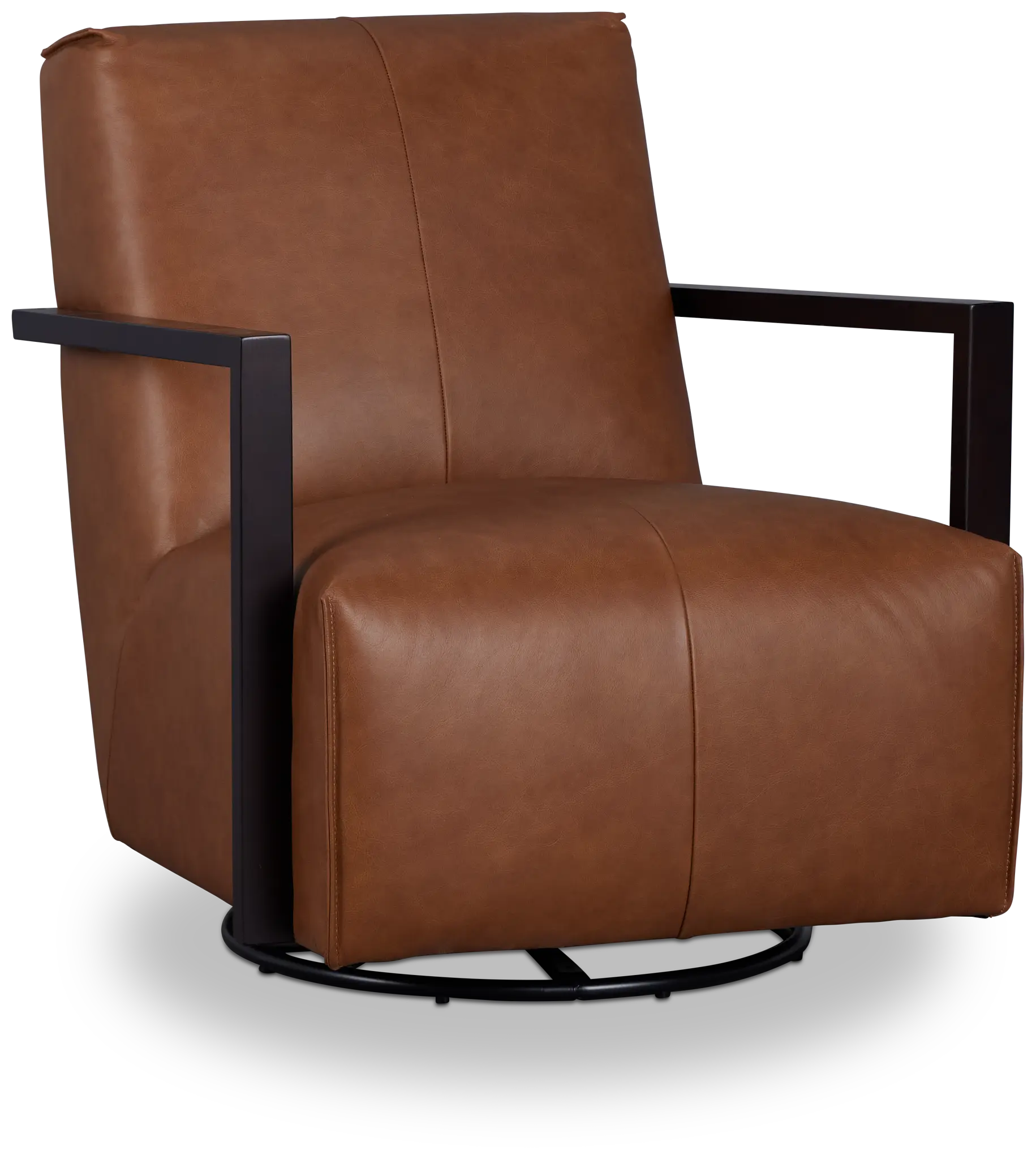 Lucas Dark Brown Leather Swivel Rocker Glider Lucas Dark Brown Leather Swivel Rocker Glider