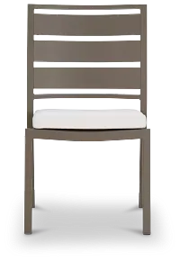 Raleigh White Aluminum Side Chair