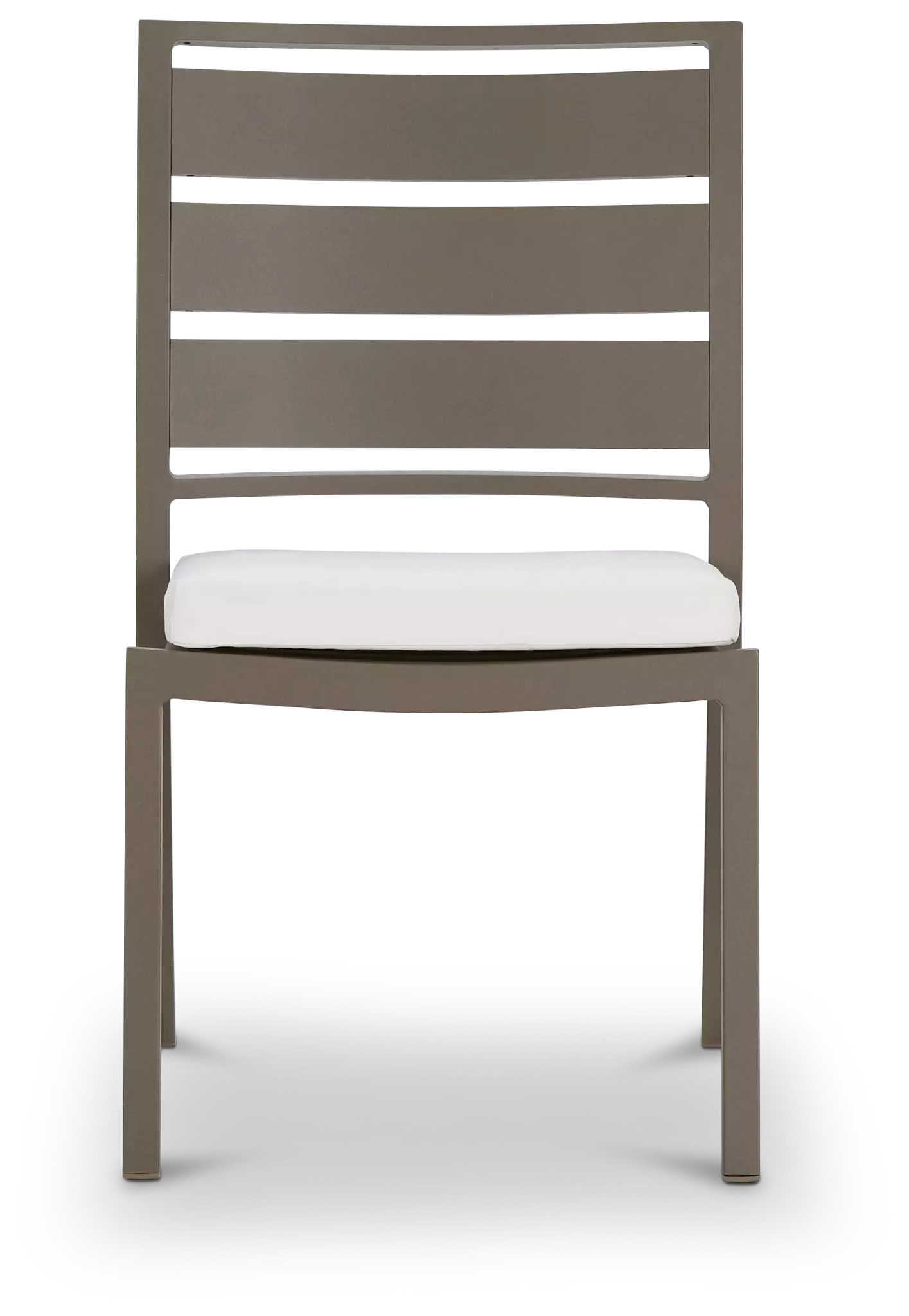 Raleigh White Aluminum Side Chair