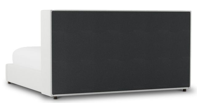 Captiva Elite Ivory 48" Upholstered Shelter Bed