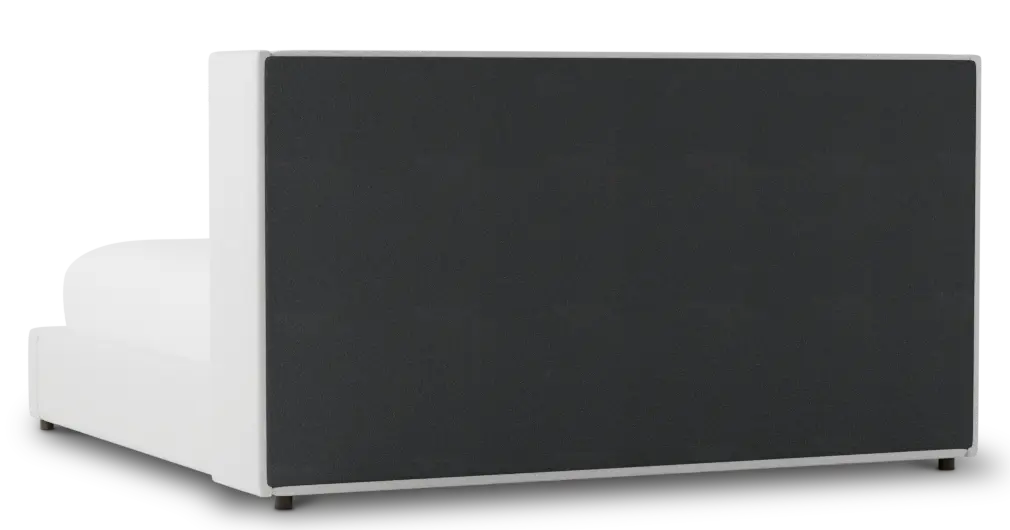 Captiva Elite Ivory 48" Upholstered Shelter Bed Captiva Elite Ivory 48" Upholstered Shelter Bed