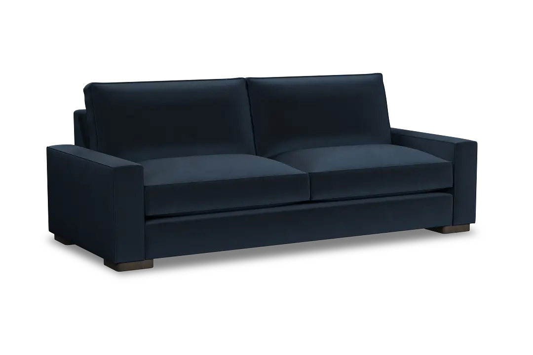 Edgewater Joya Dark Blue 96" Sofa W/ 2 Cushions Edgewater Joya Dark Blue 96" Sofa W/ 2 Cushions