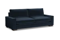 Edgewater Joya Dark Blue 96" Sofa W/ 2 Cushions